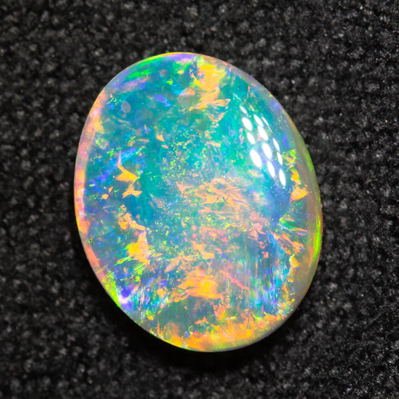 0.94 ct crystal opal 8.1x6.5x2.9mm - Image 4