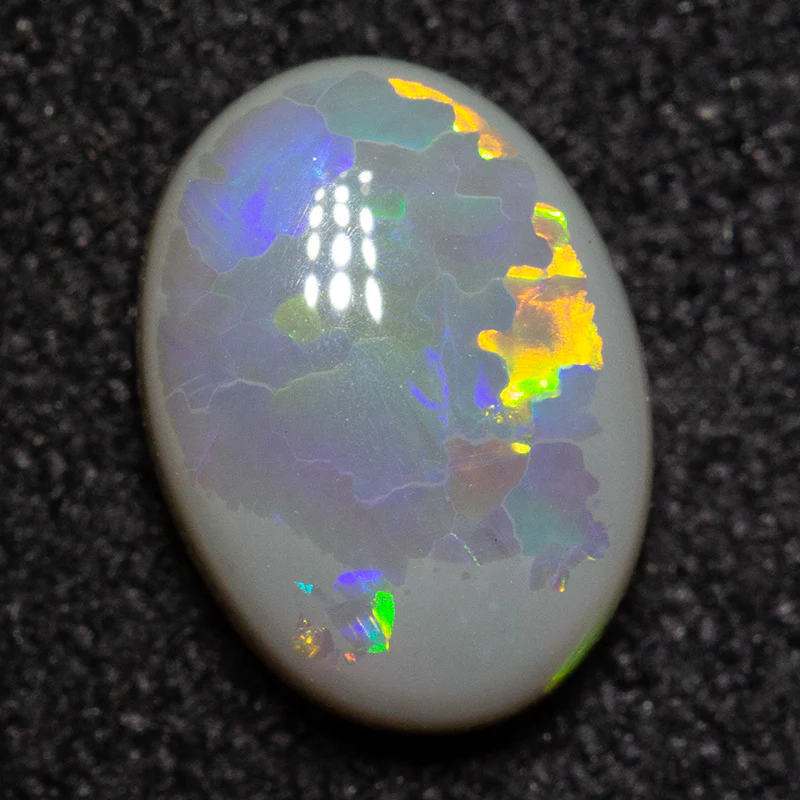 0.94 ct dark opal 8x5.9x3mm - Image 3