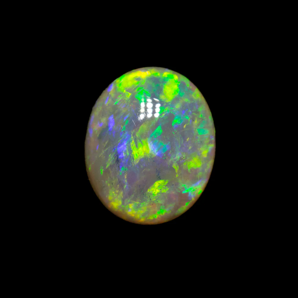 0.95 ct crystal opal 7.6x6.3x3.3mm - Image 2