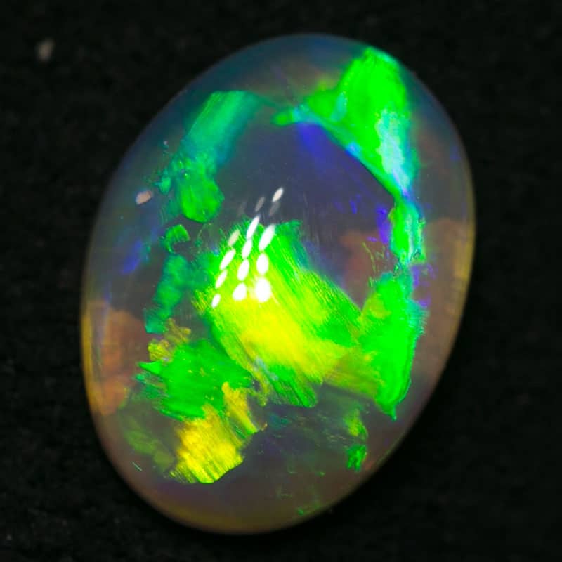 0.95 ct crystal opal 8x6x3mm - Image 3