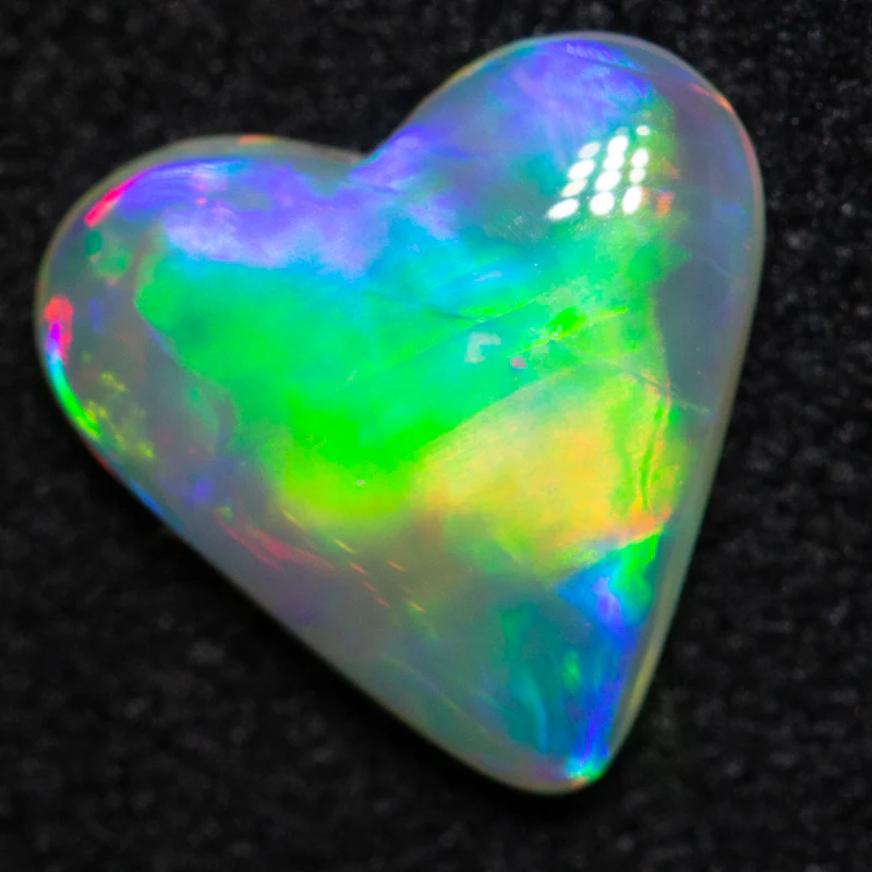 0.95 ct crystal opal heart 8.6x8.4x2.5mm - Image 2