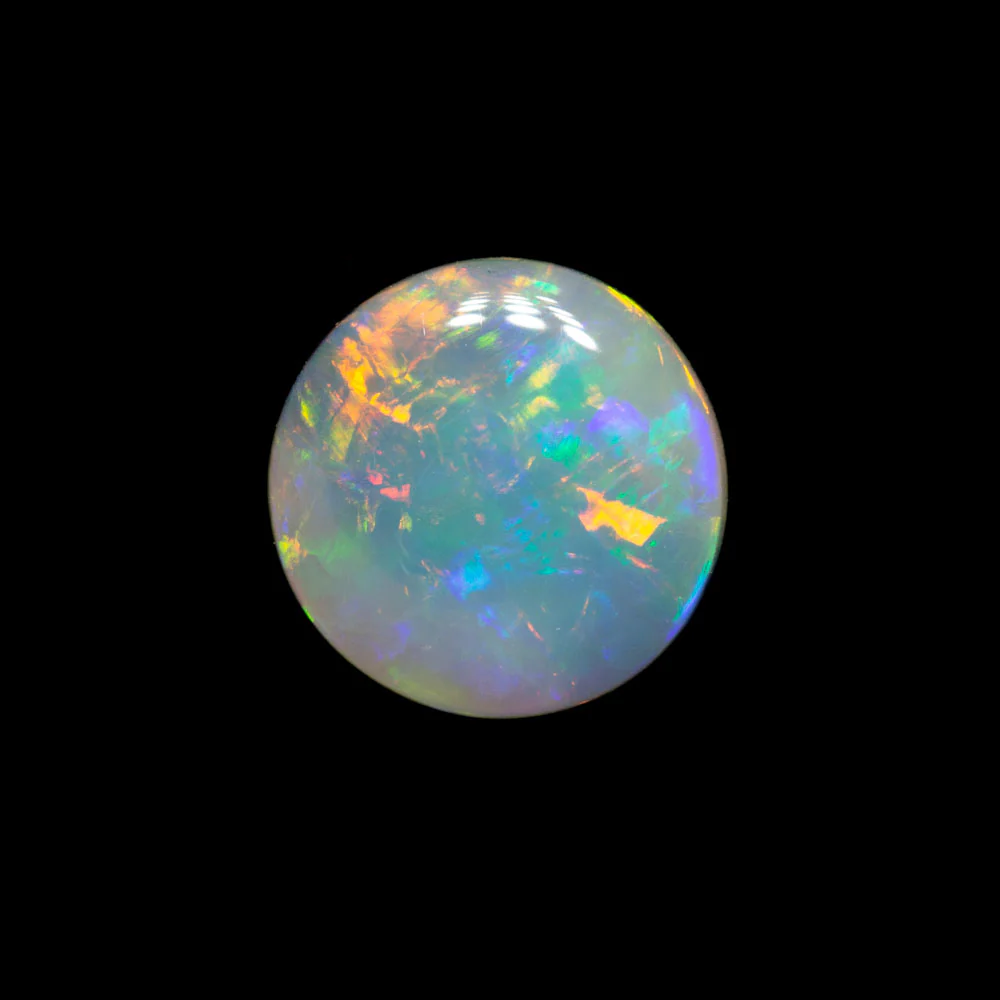 0.95 ct dark opal 7.6x7.5x2.5mm - Image 2