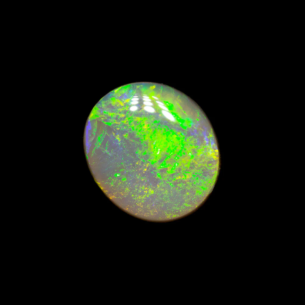 0.96 ct dark opal 7.3x6.5x2.8mm - Image 2