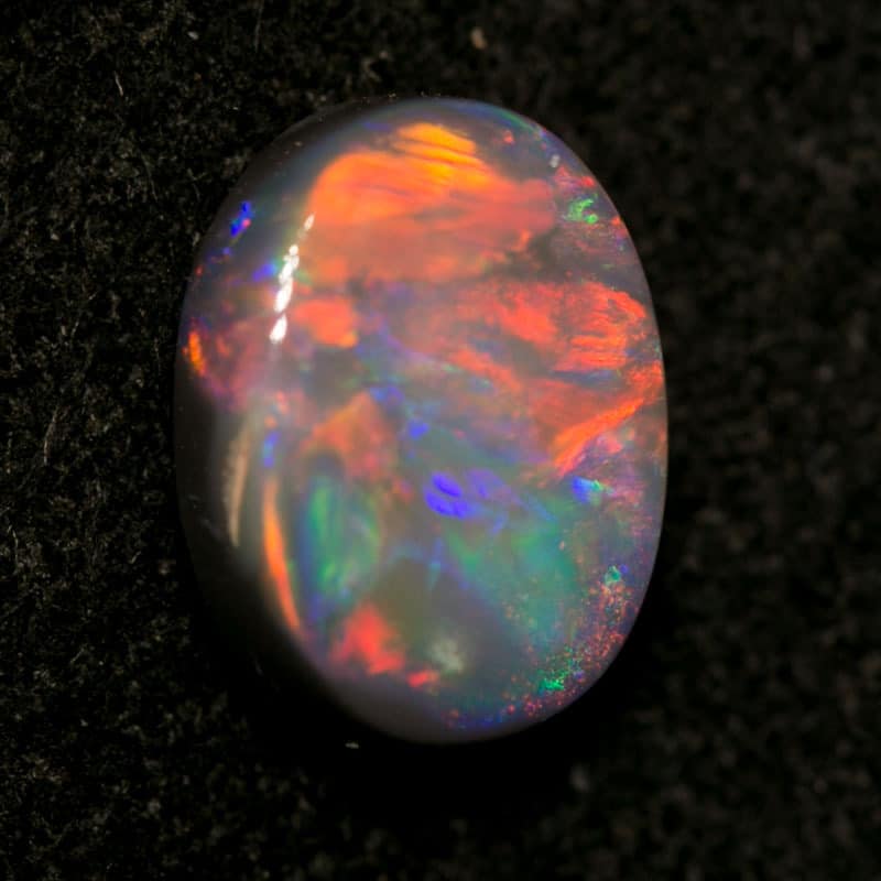 0.96 ct dark opal 7.5x5.5x3mm - Image 2