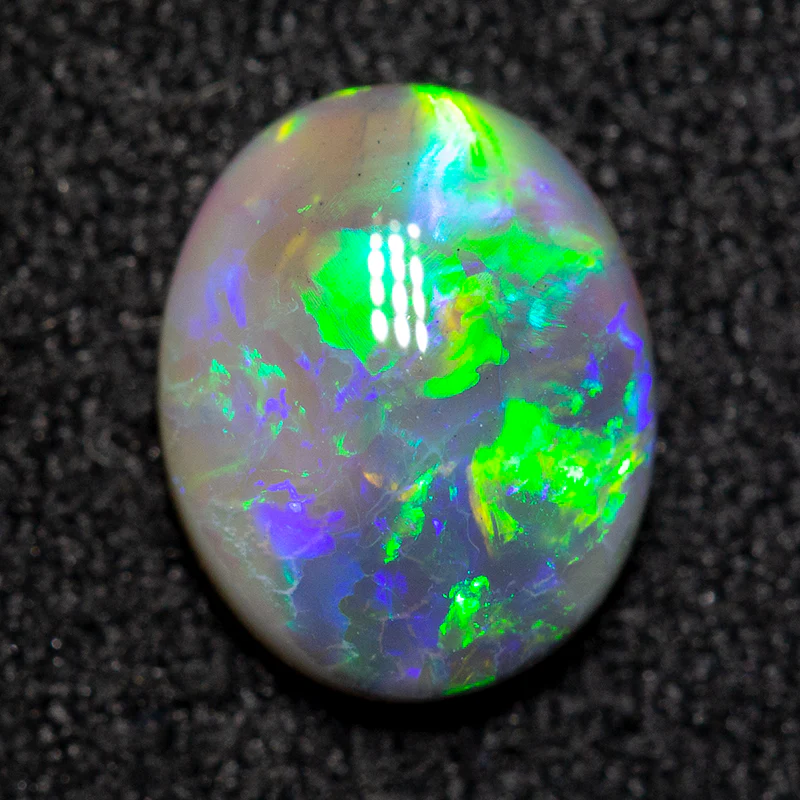 0.96 ct dark opal 8x6.5x2.5mm - Image 2