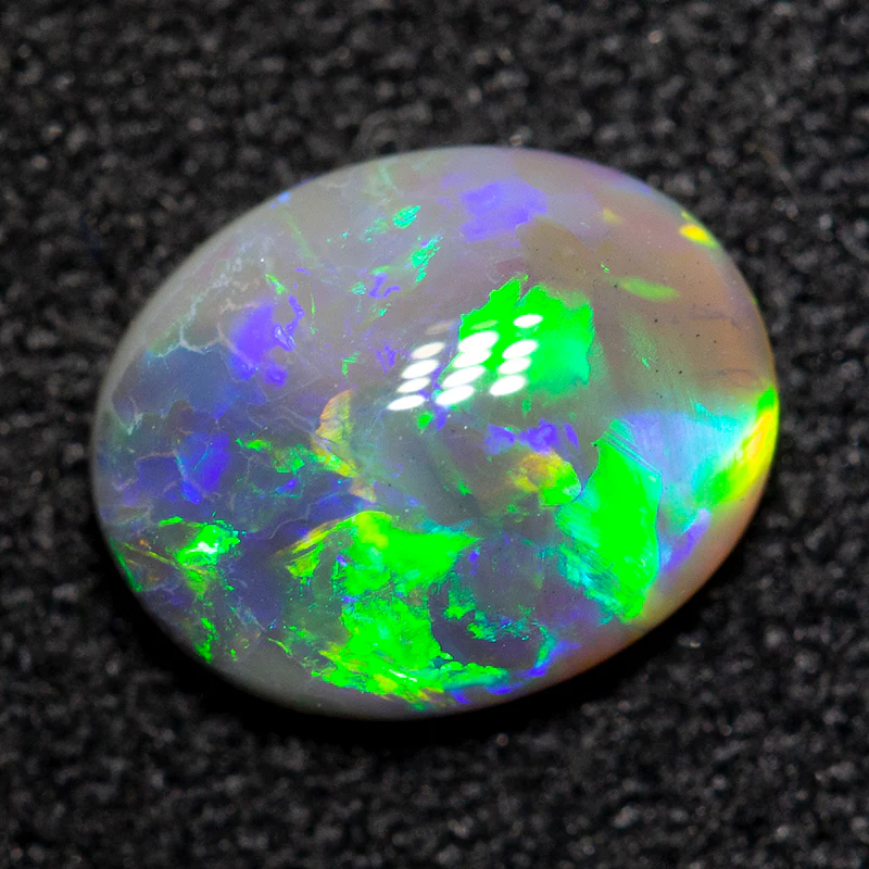 0.96 ct dark opal 8x6.5x2.5mm - Image 3