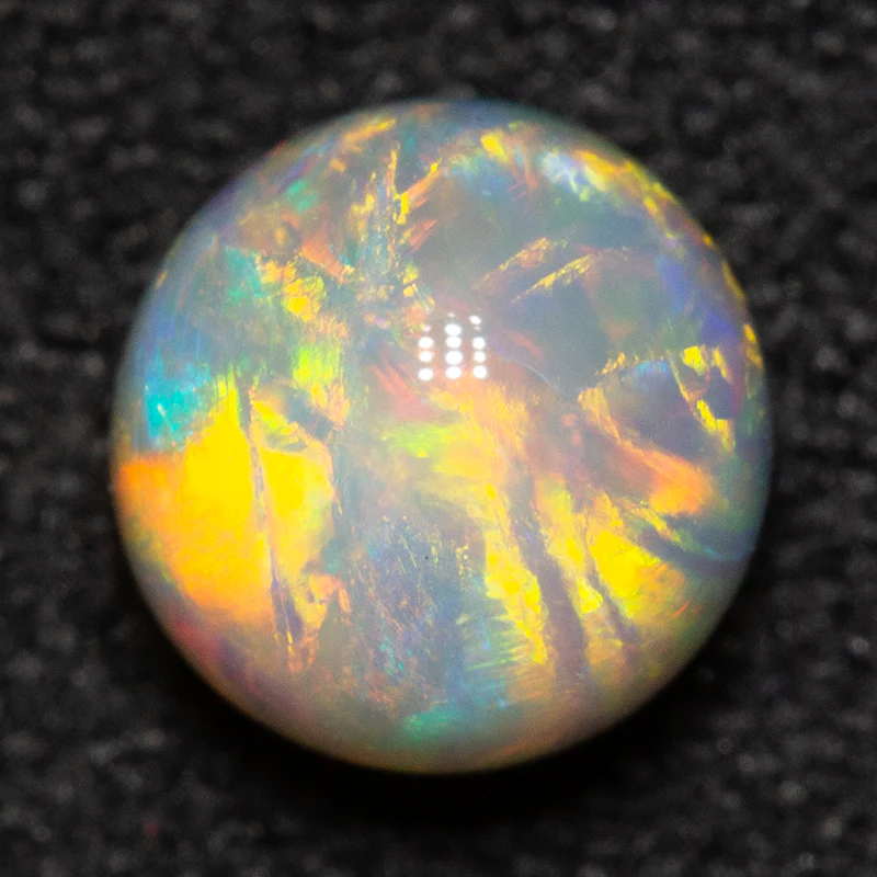 0.96 ct double-sided dark opal 5.9x5.9x4.7mm - Image 3