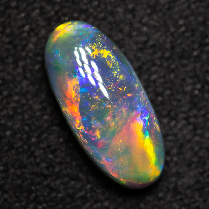 0.97 ct black opal 9.3x4.2x3.5mm - Image 3
