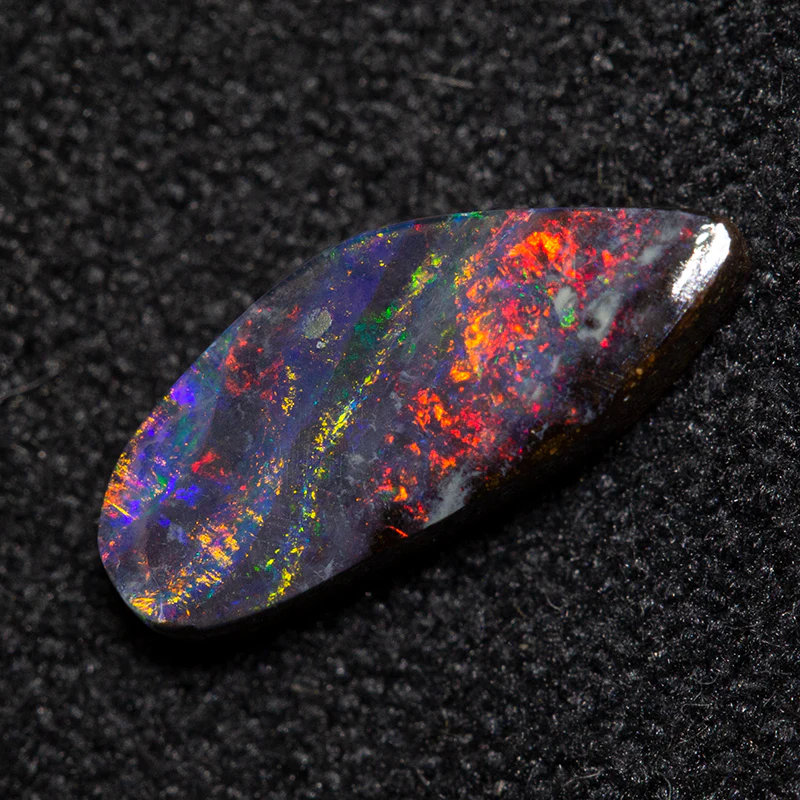 0.97 ct boulder opal 10x4.3x2.2mm - Image 2
