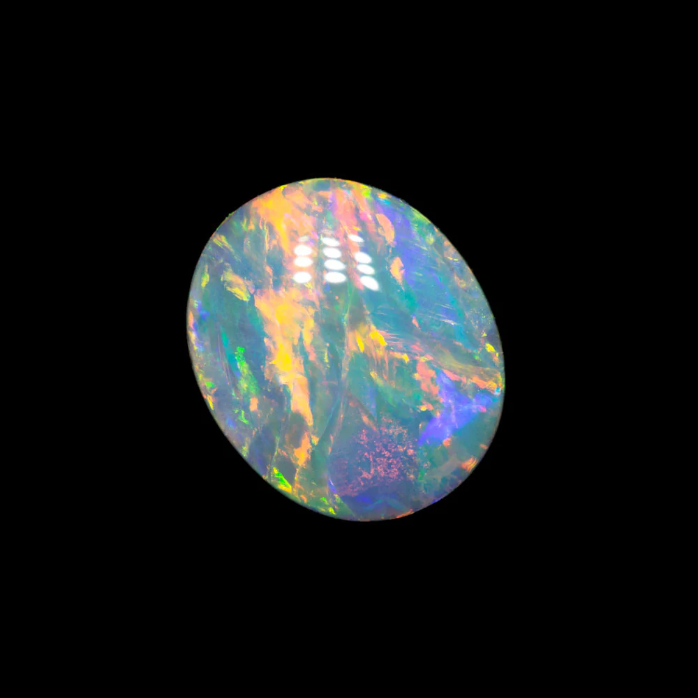 0.97 ct crystal opal 9.4x7.9x1.9mm - Image 2