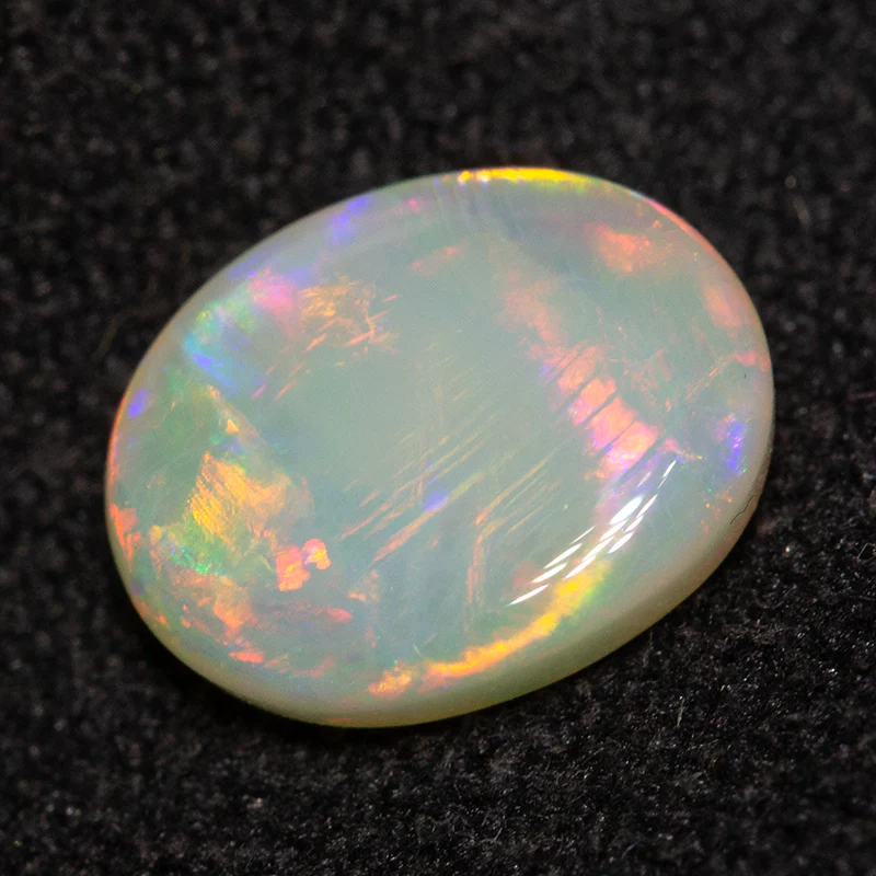 0.99 ct double-sided crystal opal 8.2x6.4x2.6mm - Image 2