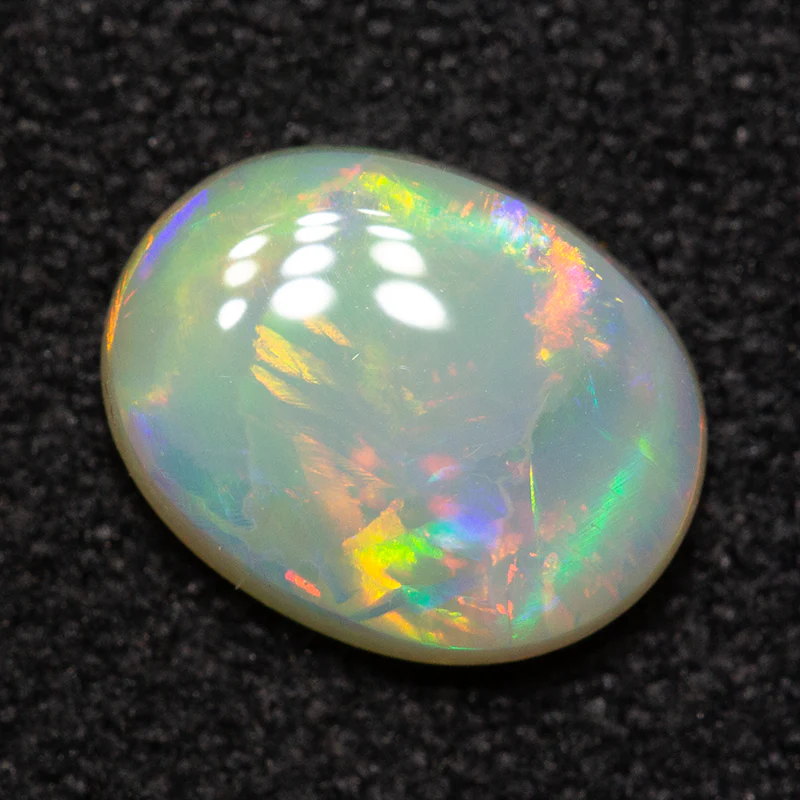 0.99 ct double-sided crystal opal 8.2x6.4x2.6mm - Image 3