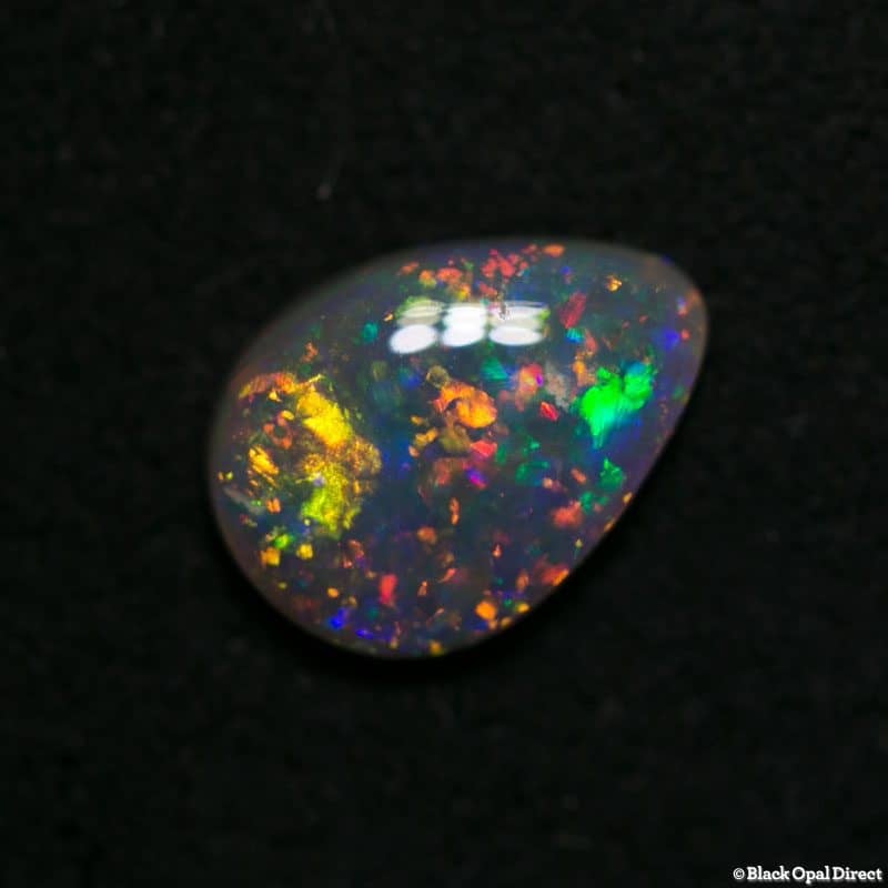 0.99 ct crystal opal drop shape 9x6.5x2.5mm - Image 3