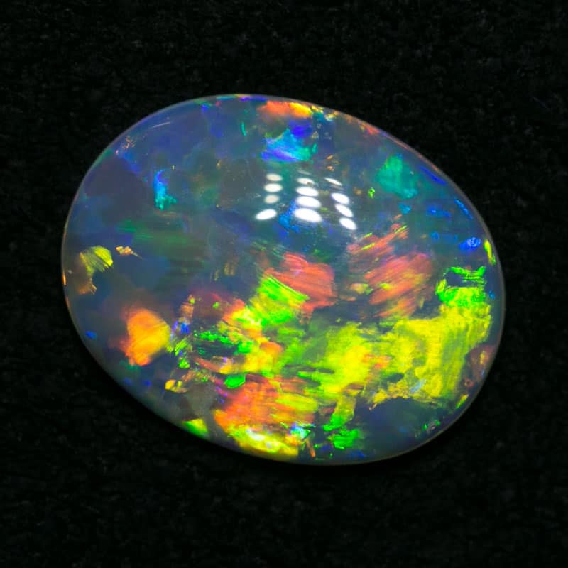 0.99 ct gem crystal opal 9.8x7.8x2mm - Image 4