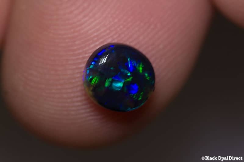 1.00 ct black opal 6.5x6x3mm - Image 2