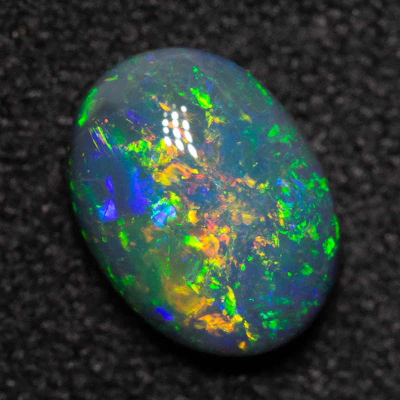 1.00 ct black opal 7.6x5.7x3.4mm - Image 3