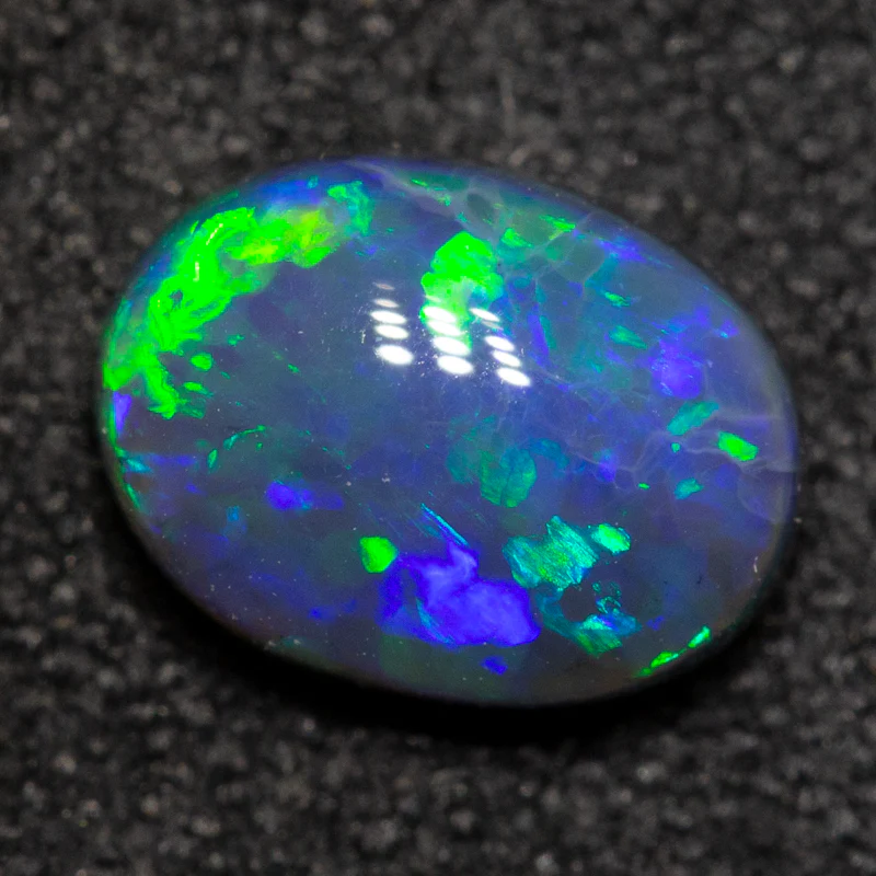 1.00 ct black opal 7.6x5.7x3.7mm - Image 3