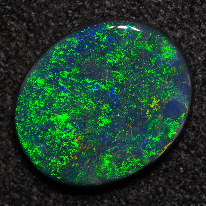 1.00 ct black opal 9.5x7.9x1.8mm - Image 2