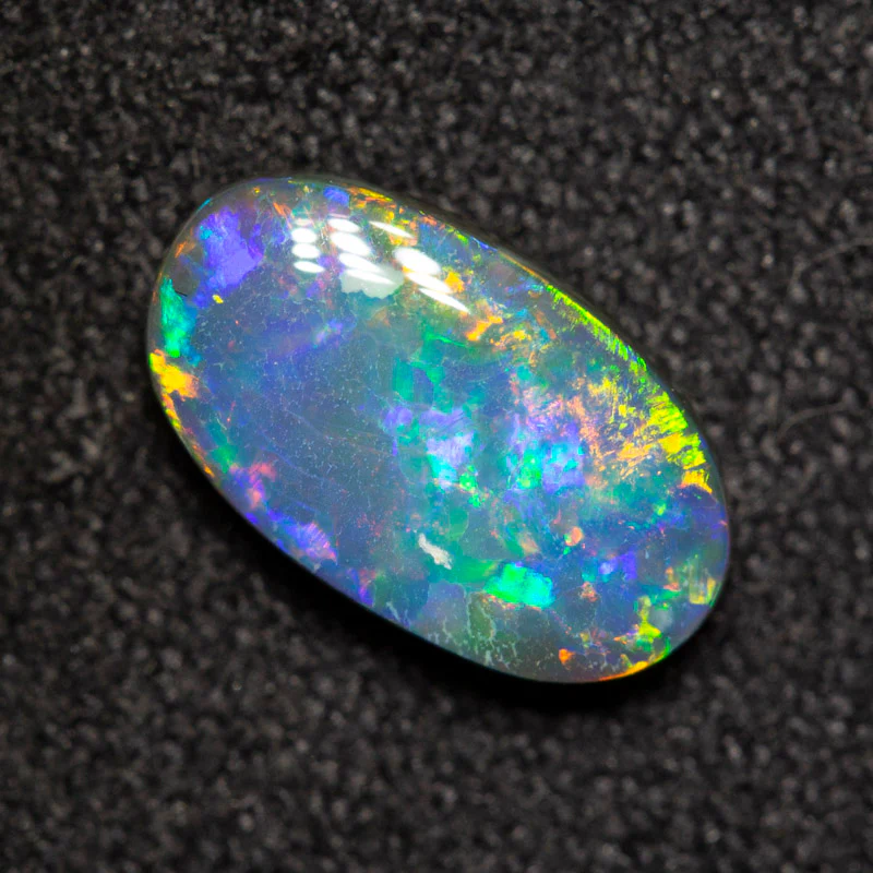 1.00 ct black opal 9.8x5.8x2.8mm - Image 2