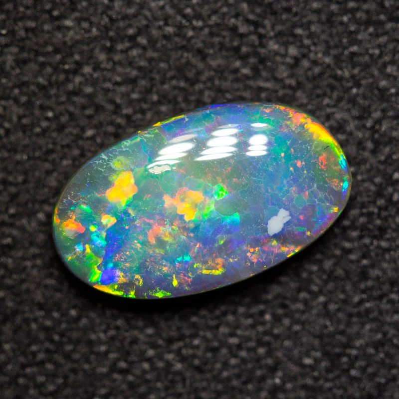 1.00 ct black opal 9.8x5.8x2.8mm - Image 4