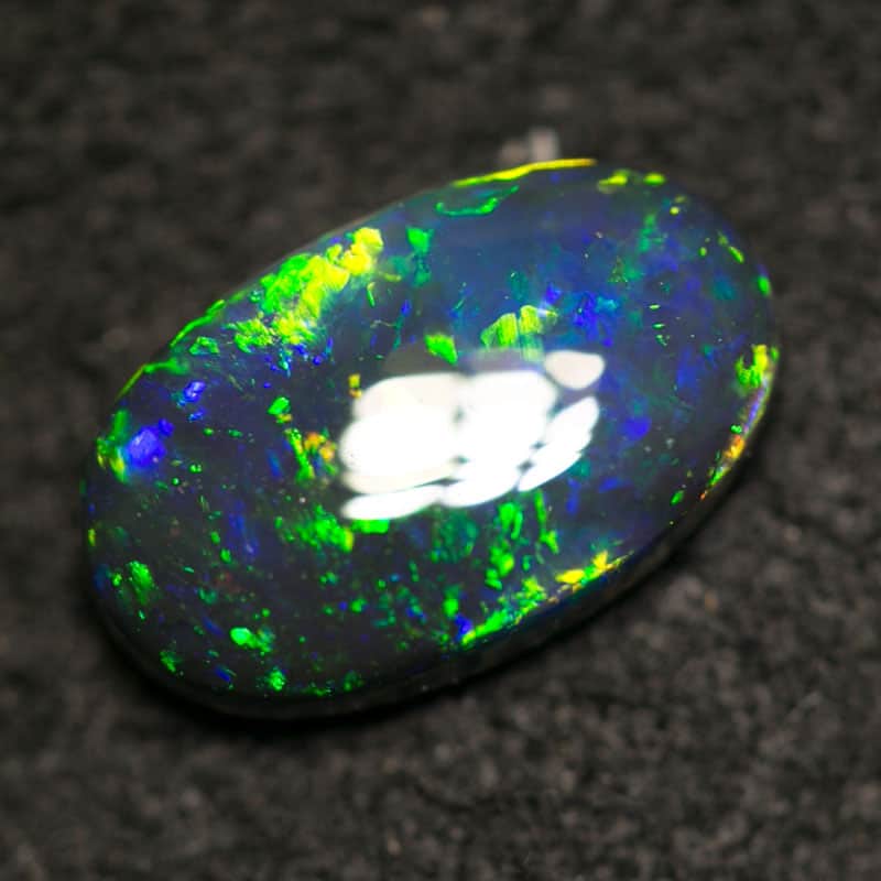 1.00 ct black opal 9x5x3mm - Image 2