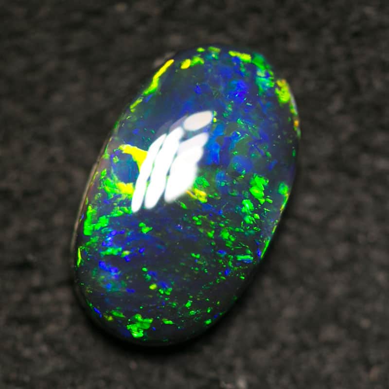 1.00 ct black opal 9x5x3mm - Image 4