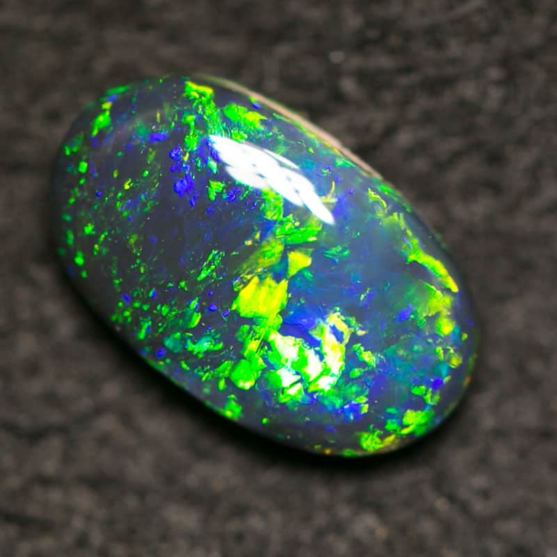 1.00 ct black opal 9x5x3mm - Image 5