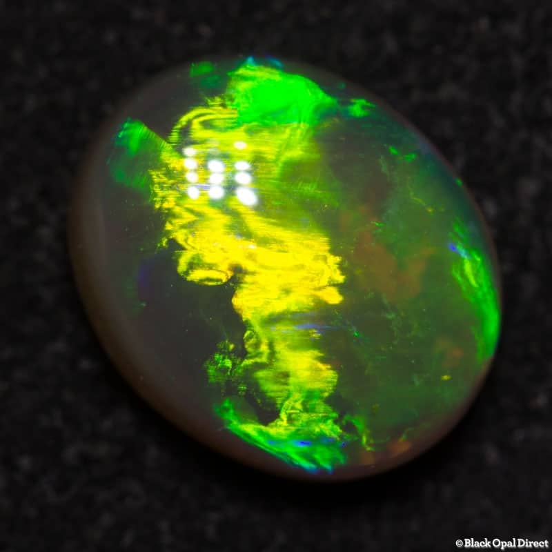 1.00 ct dark crystal opal 7x6x3mm - Image 3