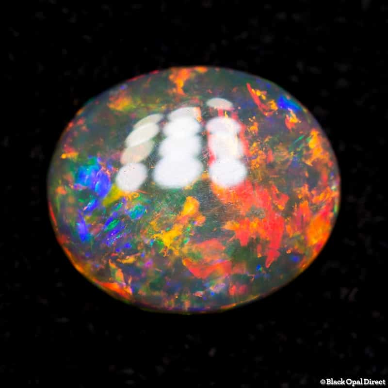 1.00 ct range red crystal opal 9x7.4x2mm - Image 2