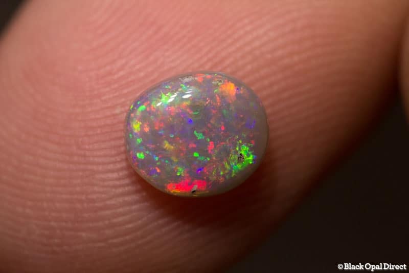 1.00 ct semi black opal 7.5x6.5x3mm - Image 2