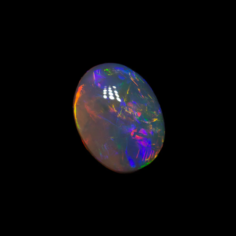 1.01 ct black crystal opal 7.9x6.1x3.3mm - Image 2