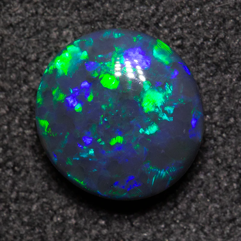 1.01 ct black opal 7.1x6.8x3.4mm - Image 2
