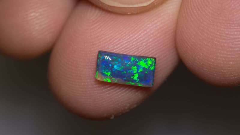 1.01 ct black opal 9x4.5x2.5mm - Image 3