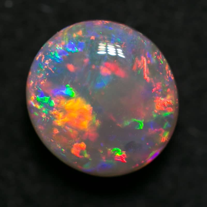 1.01 ct double sided gem crystal opal 6.2x5.8x5mm - Image 2