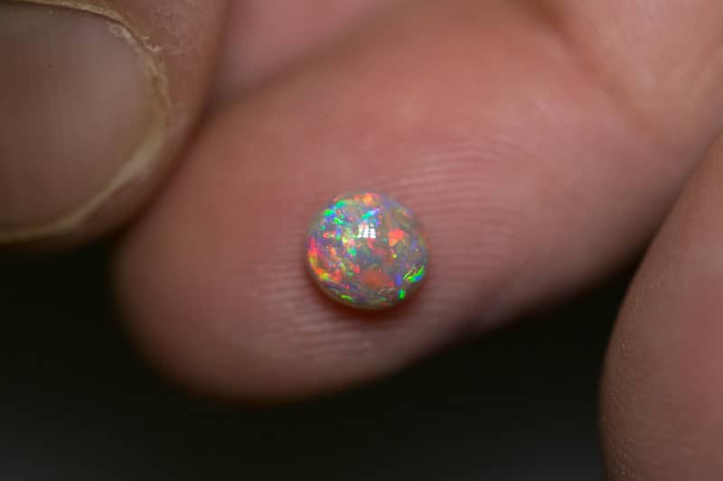 1.01 ct double sided gem crystal opal 6.2x5.8x5mm - Image 3