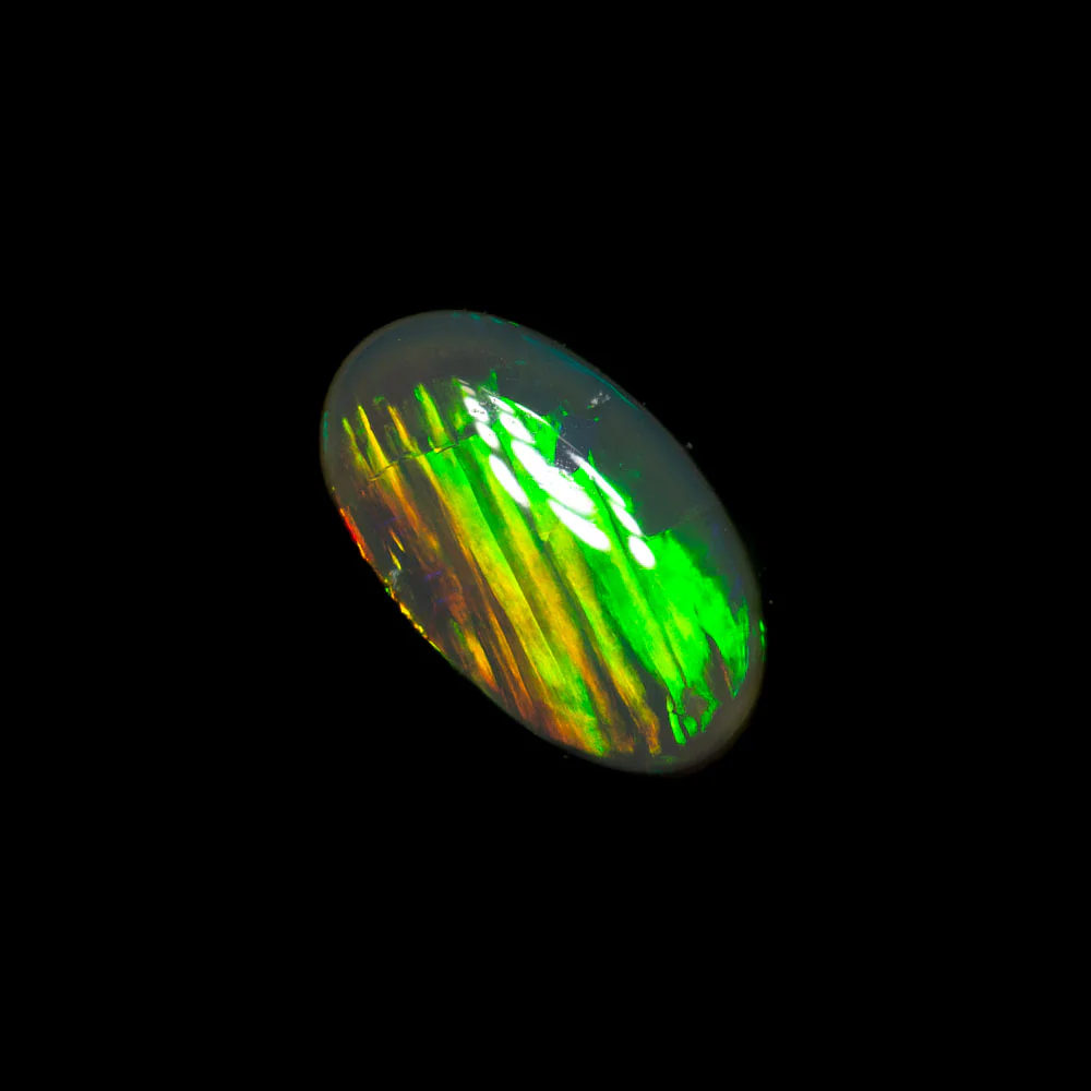1.01 ct gem black opal 8.4x5.2x3.4mm - Image 2
