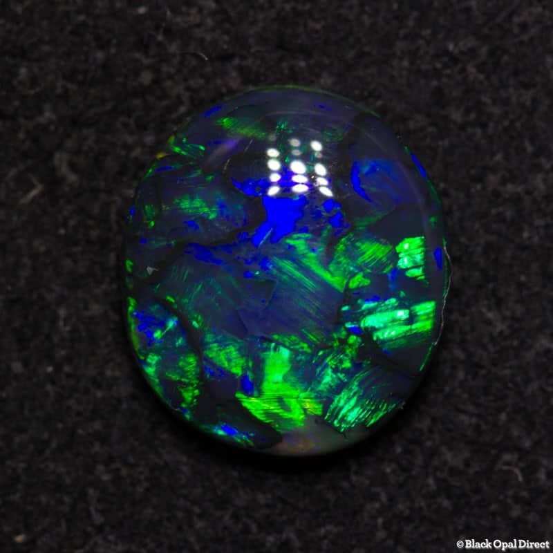 1.02 ct black opal 7.5x6.5x3.5mm - Image 3