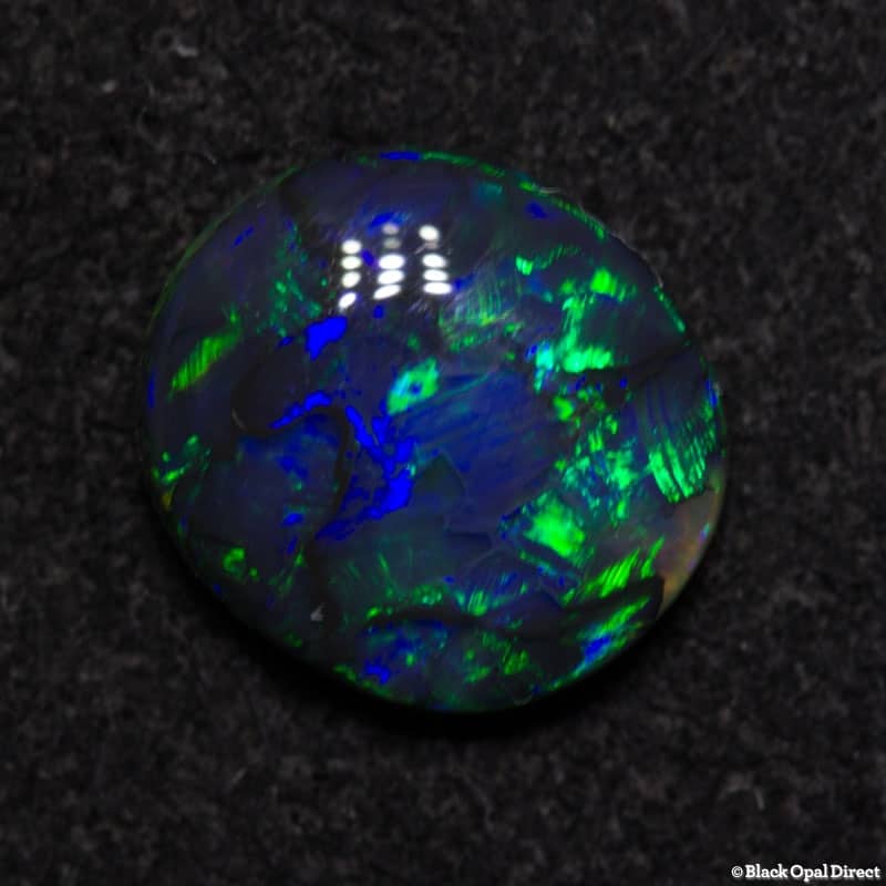 1.02 ct black opal 7.5x6.5x3.5mm - Image 4
