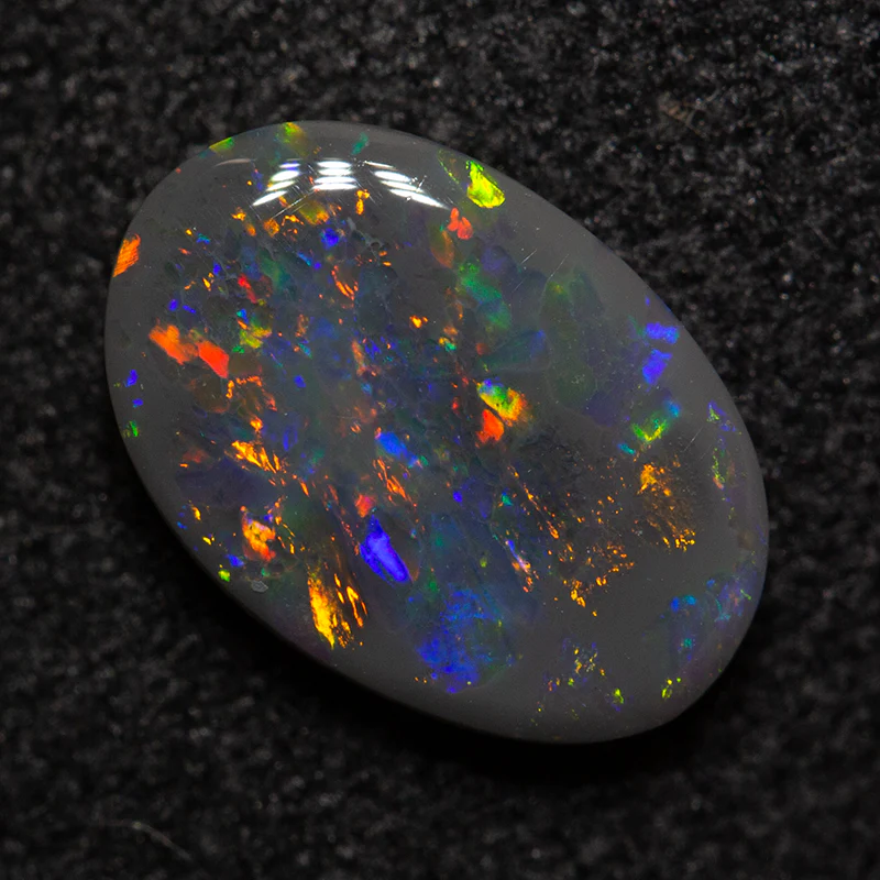 1.02 ct black opal 9.3x6.4x2.5mm - Image 2