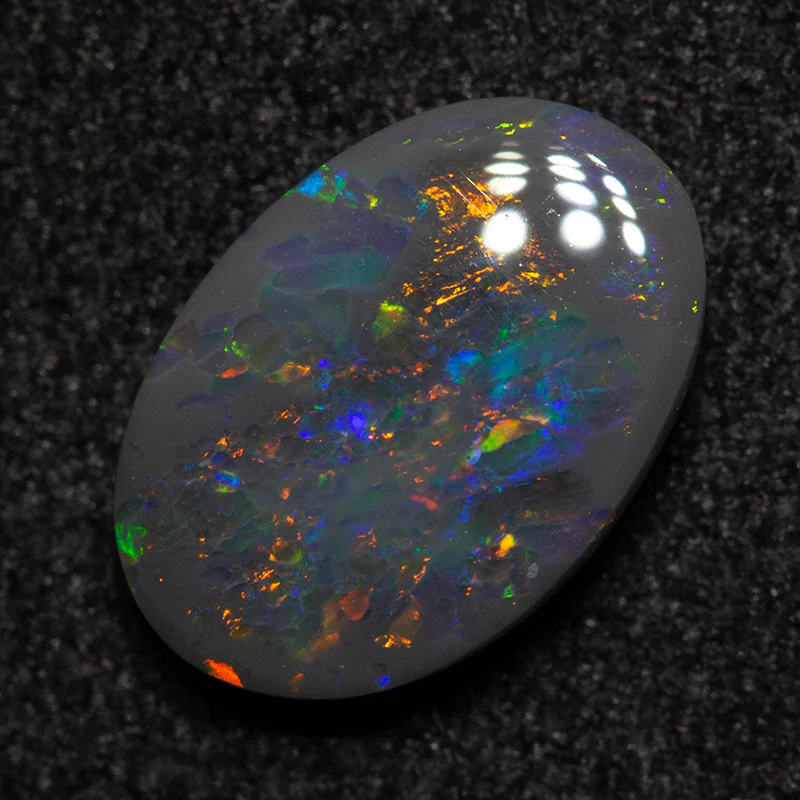 1.02 ct black opal 9.3x6.4x2.5mm - Image 3