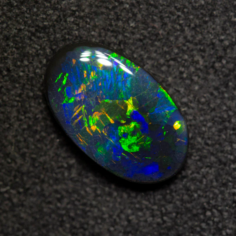1.02 ct black opal 9.6x5.2x2.8mm - Image 2