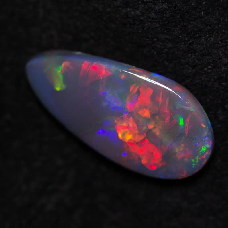 1.02 ct black opal drop shape 12x6x2mm - Image 2