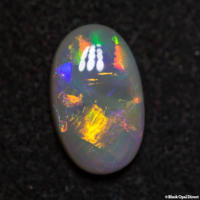1.02 ct semi black opal 9x5x2.5mm - Image 3