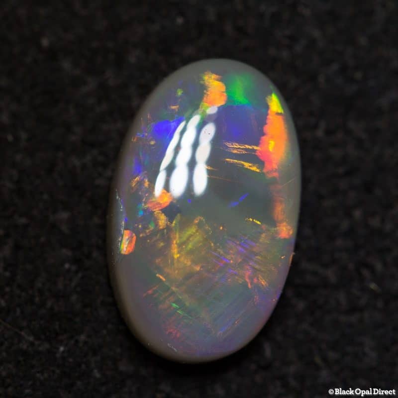 1.02 ct semi black opal 9x5x2.5mm - Image 4