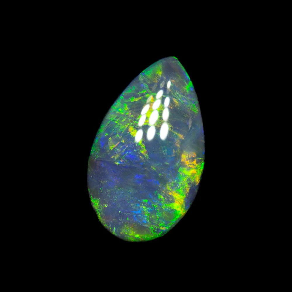 1.03 ct black opal 10x6.2x2.8mm - Image 2