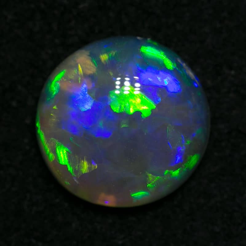 1.03 ct crystal opal 7mm round x 3mm thick - Image 2