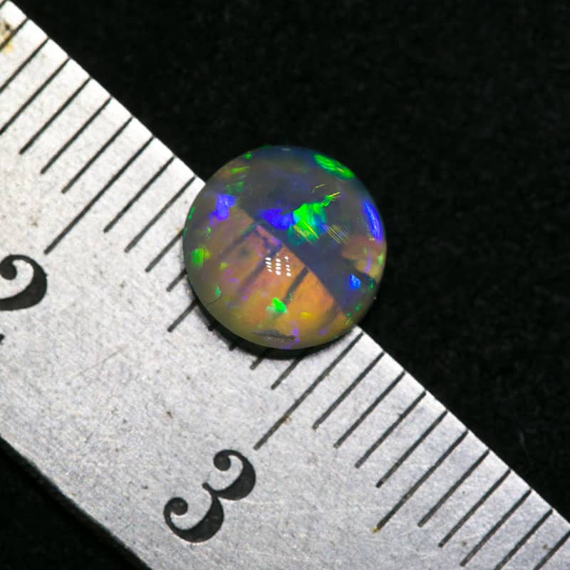 1.03 ct crystal opal 7mm round x 3mm thick - Image 3