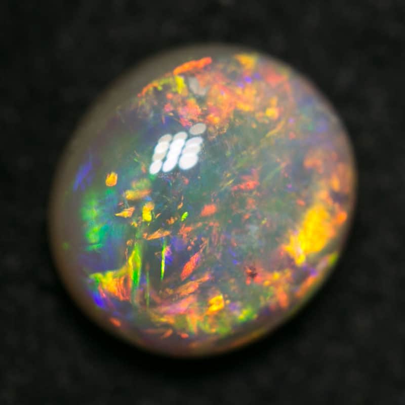 1.03 ct dark opal 7x6x3.5mm - Image 2