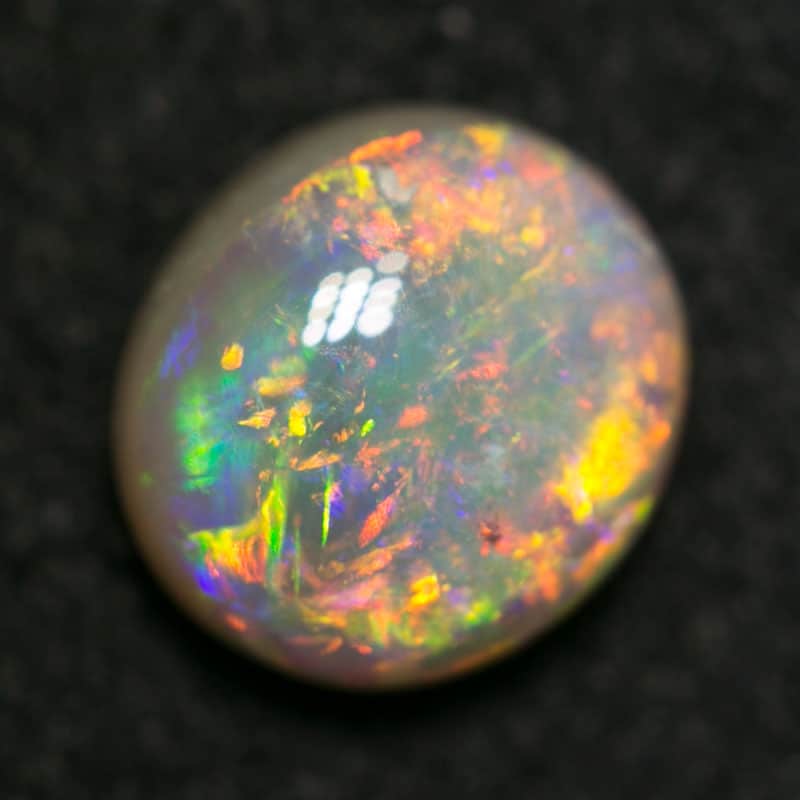 1.03 ct dark opal 7x6x3.5mm - Image 3