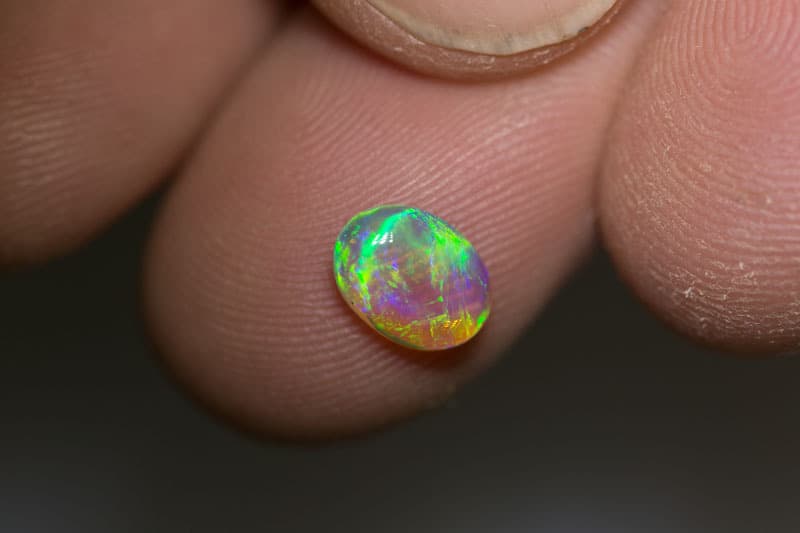 1.03 ct doble sided crystal opal 8x6x3mm - Image 3